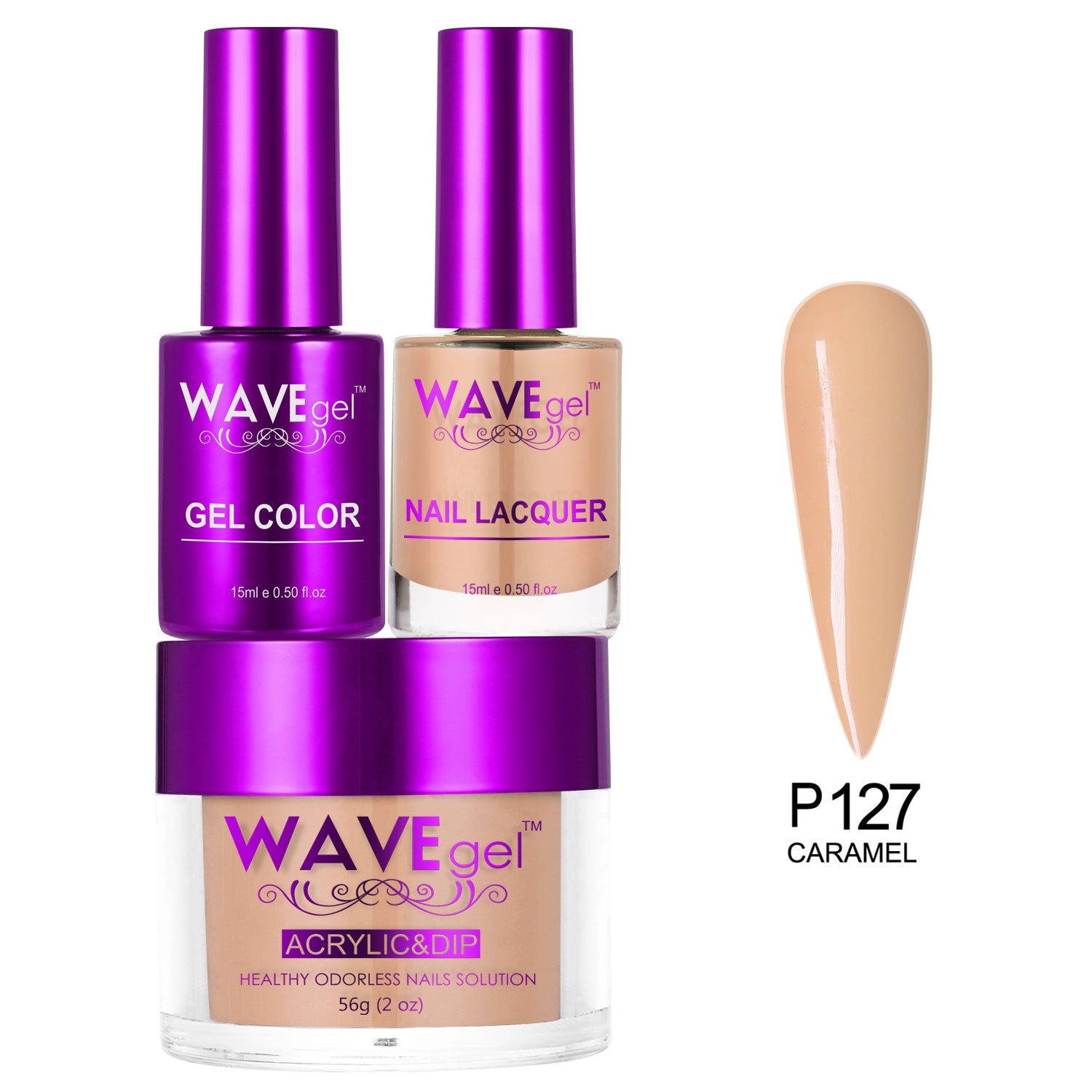 WAVEGEL SIMPLICITY 3-in-1 : 127 CARAMEL