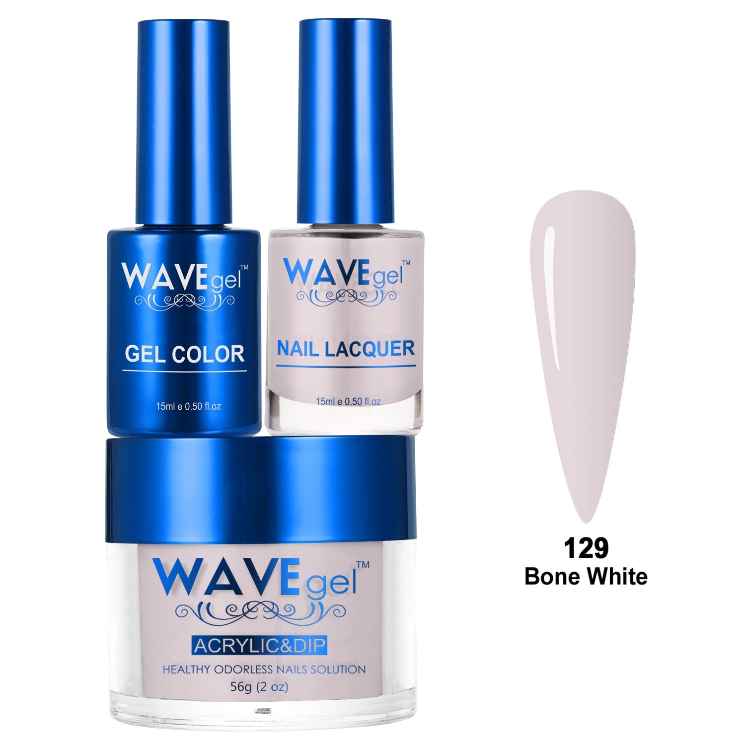 WAVEGEL ROYAL TRIO WR129 Bone White