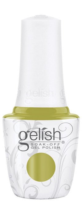 Gelish Soak-Off Gel Polish "Flying out Loud", Dirty Lime Creme, 15mL |.5 fl oz -Up In The Air Collection