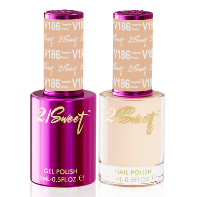 21Sweet Gel & Lacquer Duo #186