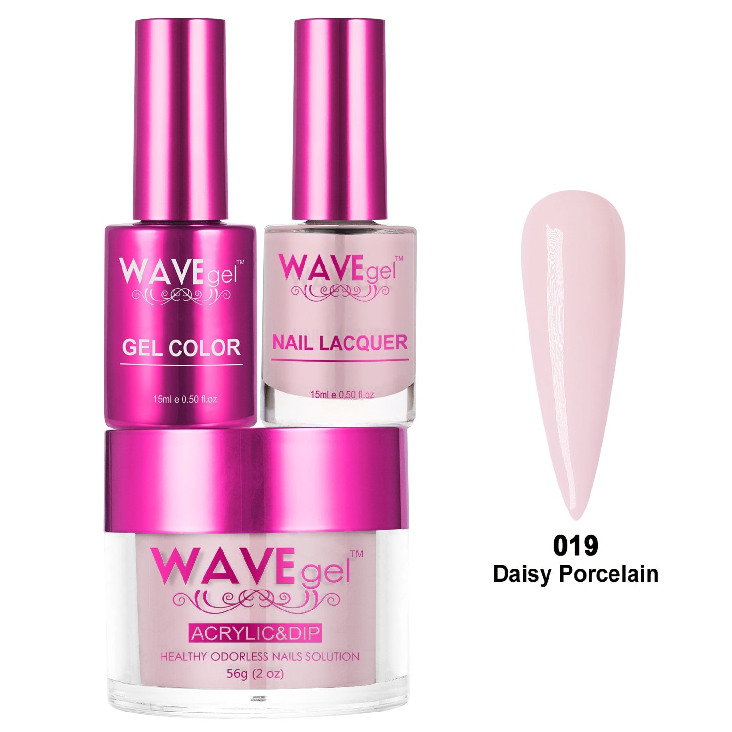 WAVEGEL PRINCESS TRIO WP19 Daisy Porcelain
