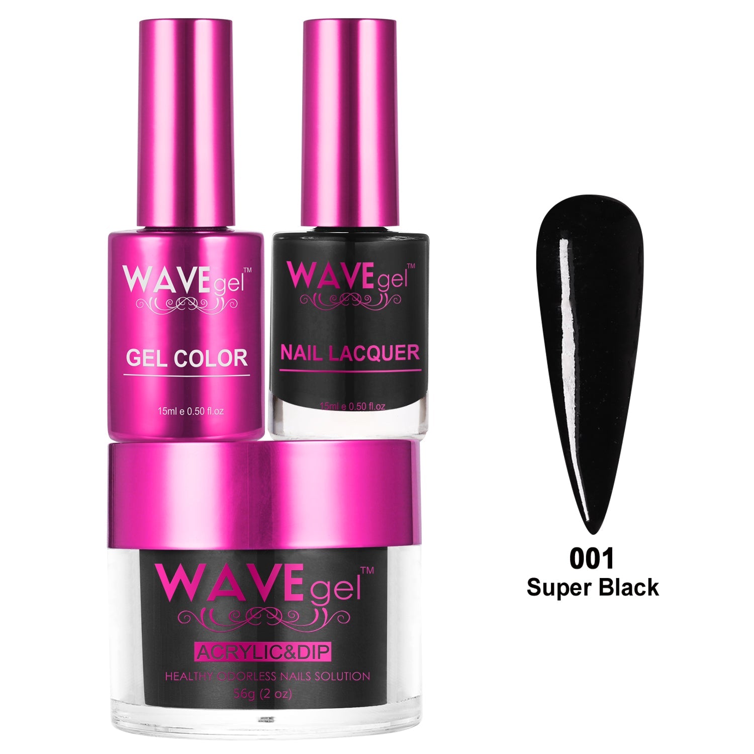 WAVEGEL PRINCESS TRIO WP01 Super Black