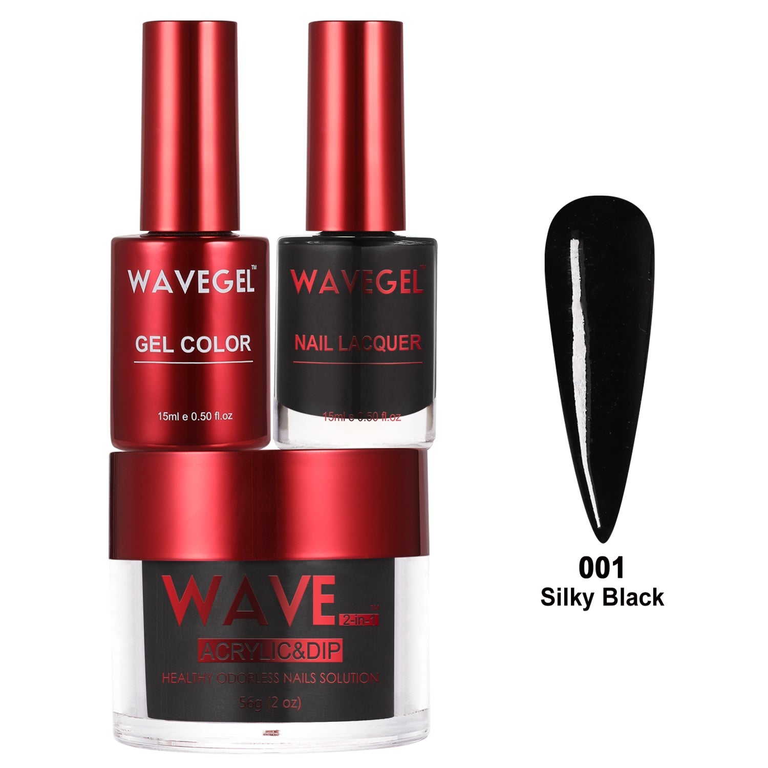 WAVEGEL QUEENS TRIO WQ01 Silky Black