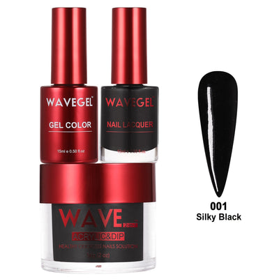 WaveGel Queens Trio WQ01 Silky Black
