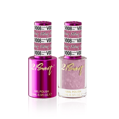 21Sweet Gel & Lacquer Duo #008 - Amethyst Glow