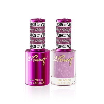 21Sweet Gel & Lacquer Duo #009 - Berry Glitz
