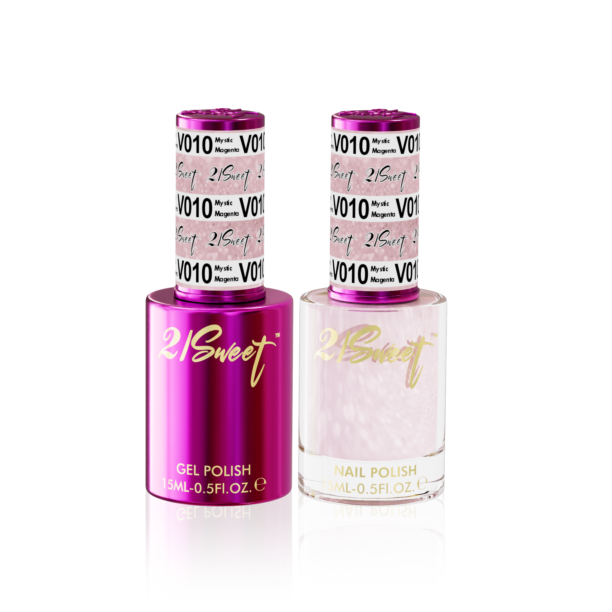 21Sweet Gel & Lacquer Duo #010 - Mystic Magenta