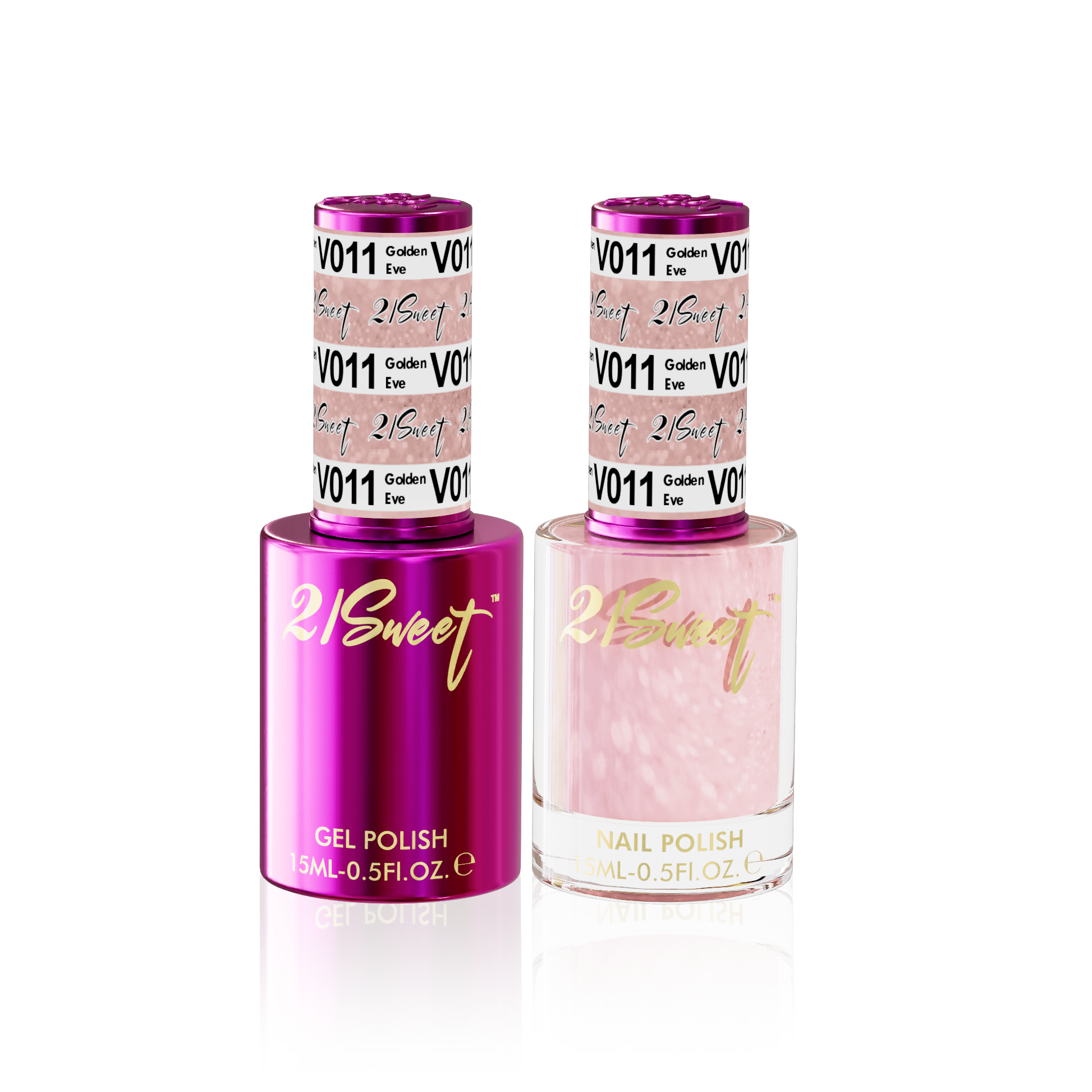 21Sweet Gel & Lacquer Duo #011 - Golden Eve