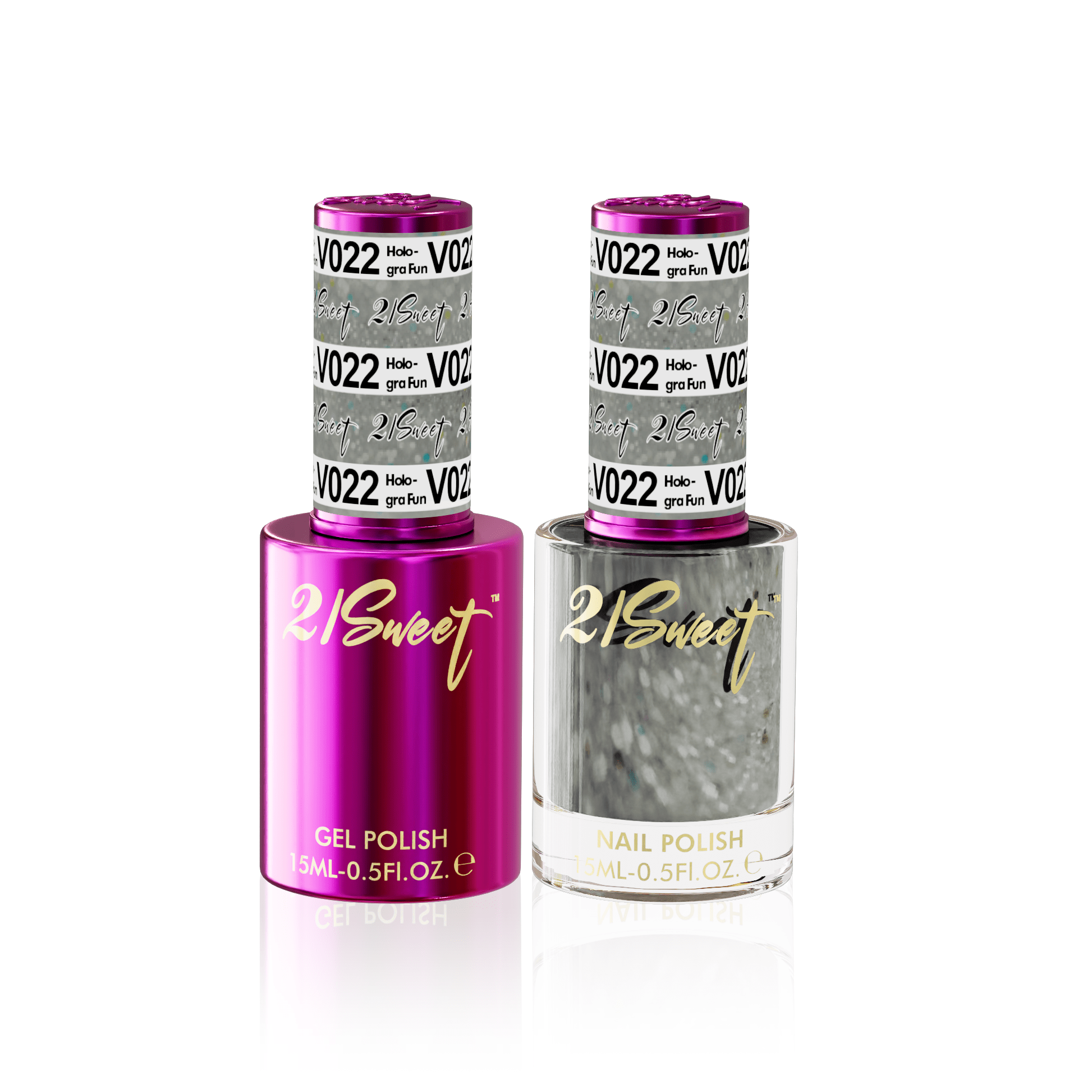 21Sweet Gel & Lacquer Duo #022 - Hologra- Fun
