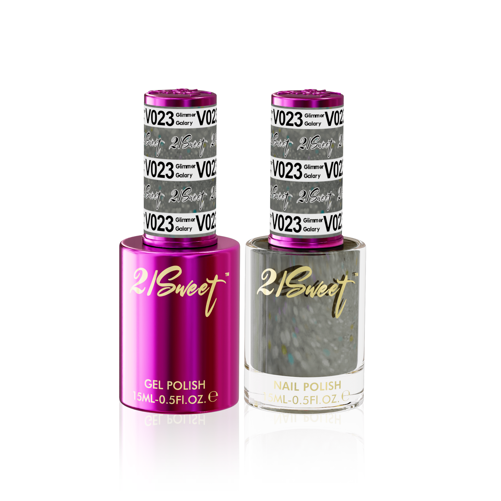 21Sweet Gel & Lacquer Duo #023 - Glimmer Galary