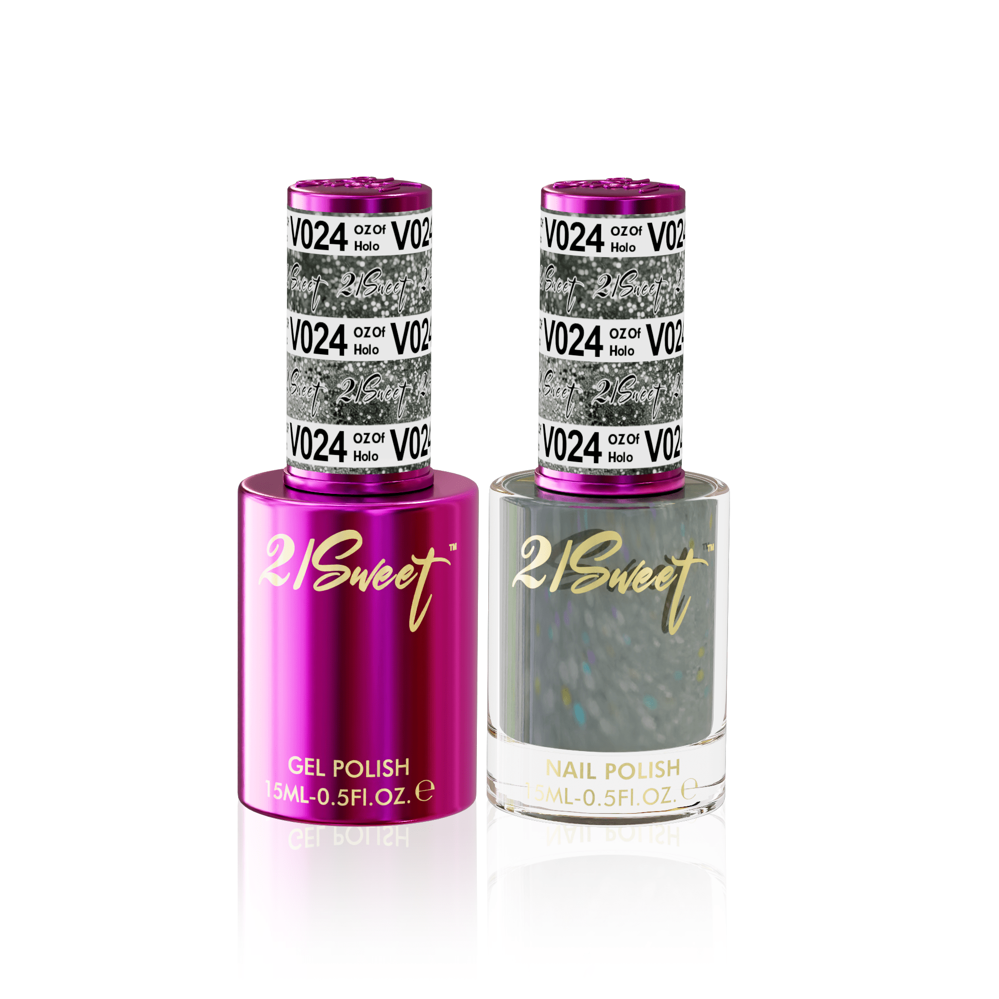21Sweet Gel & Lacquer Duo #024 - Oz Of Holo
