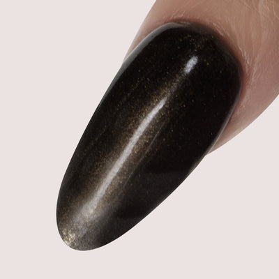 Young Nails - Black Opal Gel, Black Shimmer Gel, 15g
