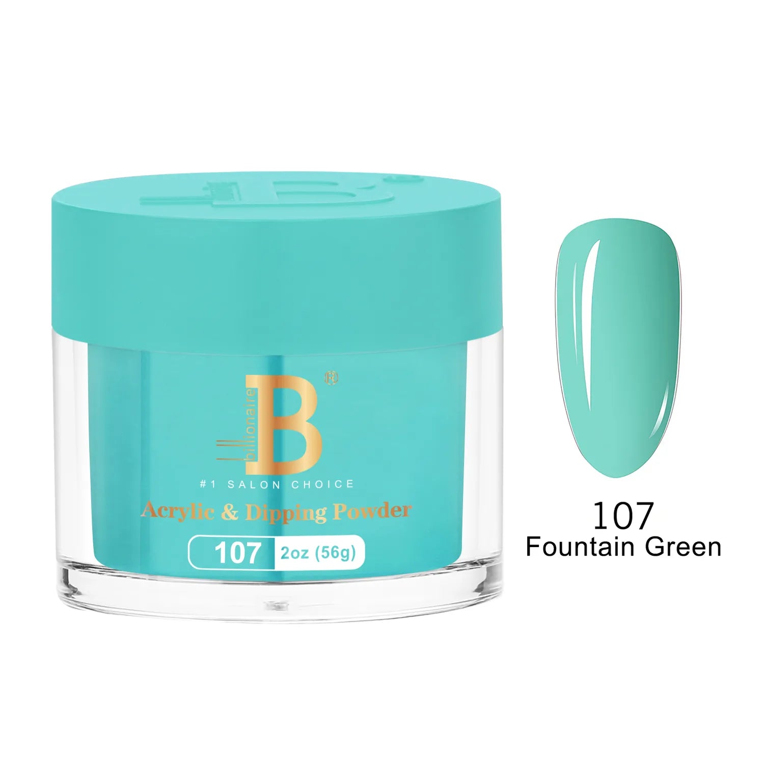 Billionaire - Imperial Dip Powder - Fountain Green - #107