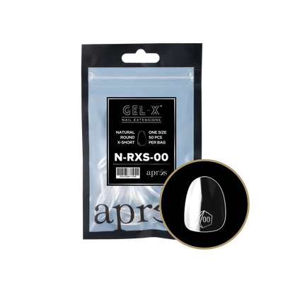Aprés Gel-X Natural Round X-Short Refill Bag