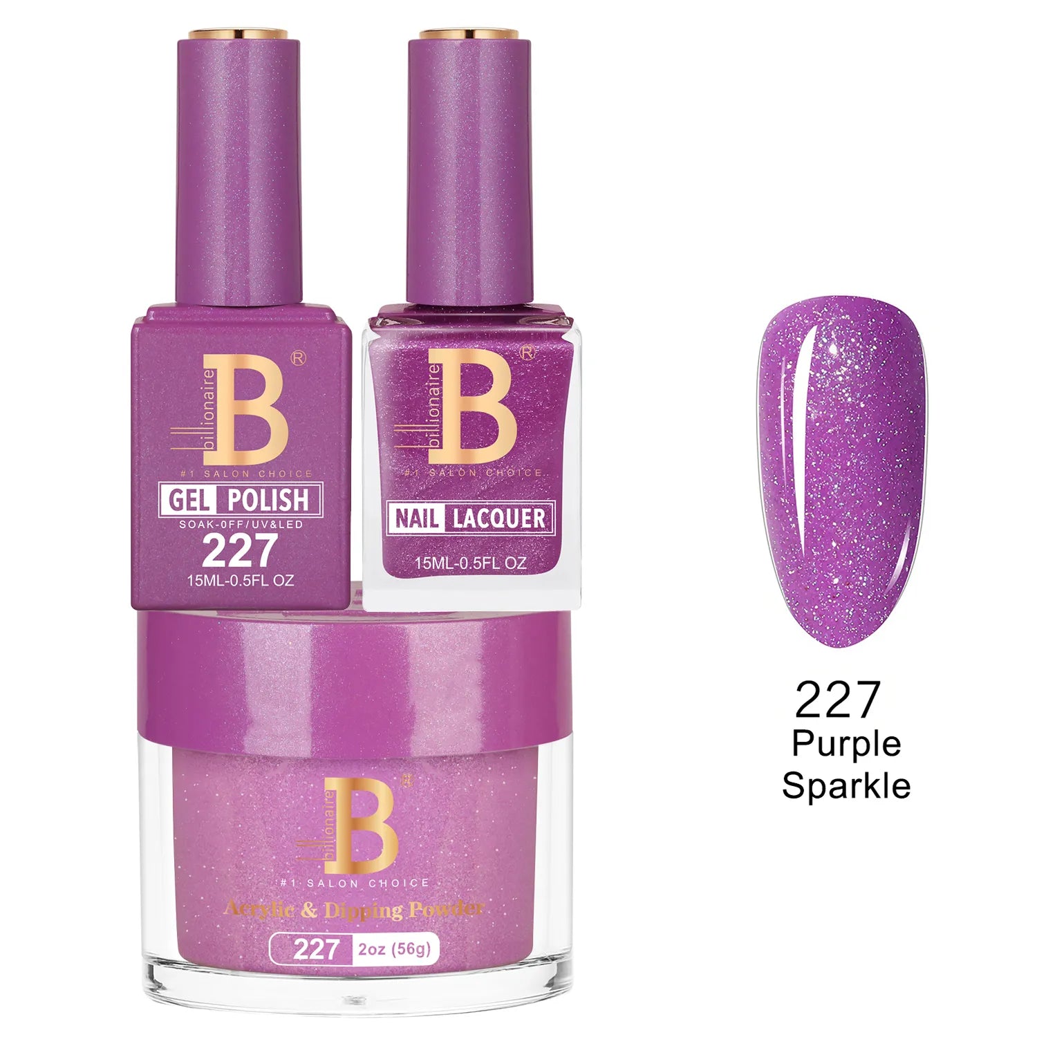 Billionaire - Imperial Trio - Purple Sparkle - #227