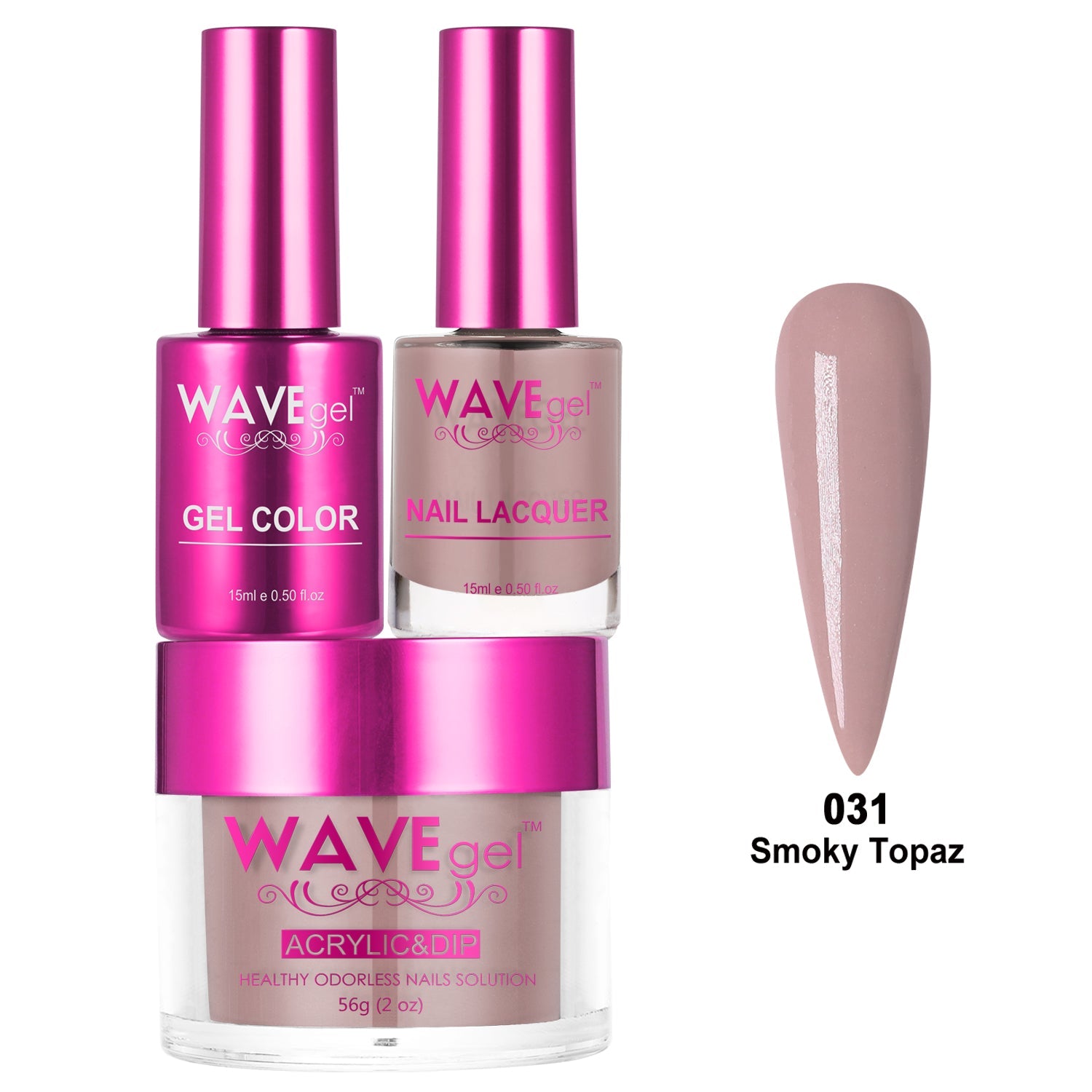 WAVEGEL PRINCESS TRIO WP31 Smoky Topaz