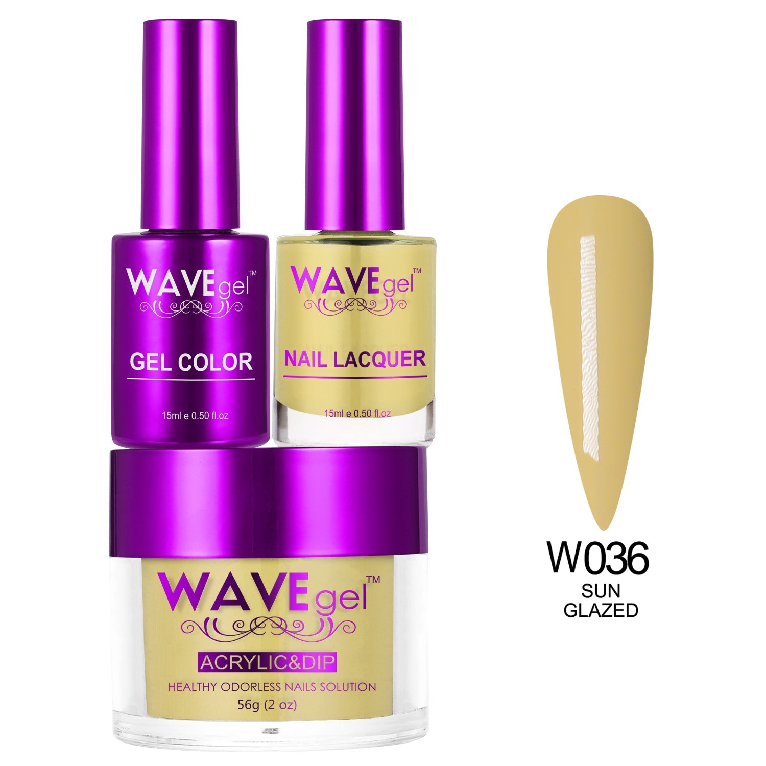 WAVEGEL SIMPLICITY 3-in-1 : 36 SUN GLAZED