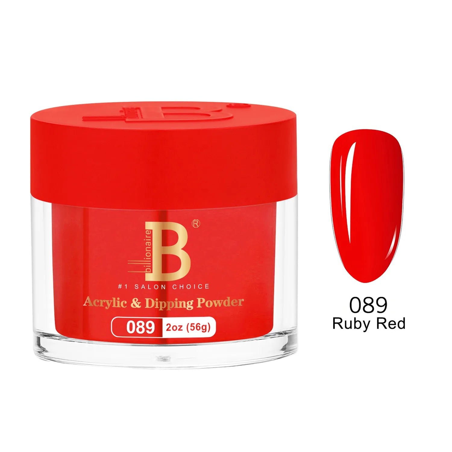 Billionaire - Imperial Dip Powder - Ruby Red - #089