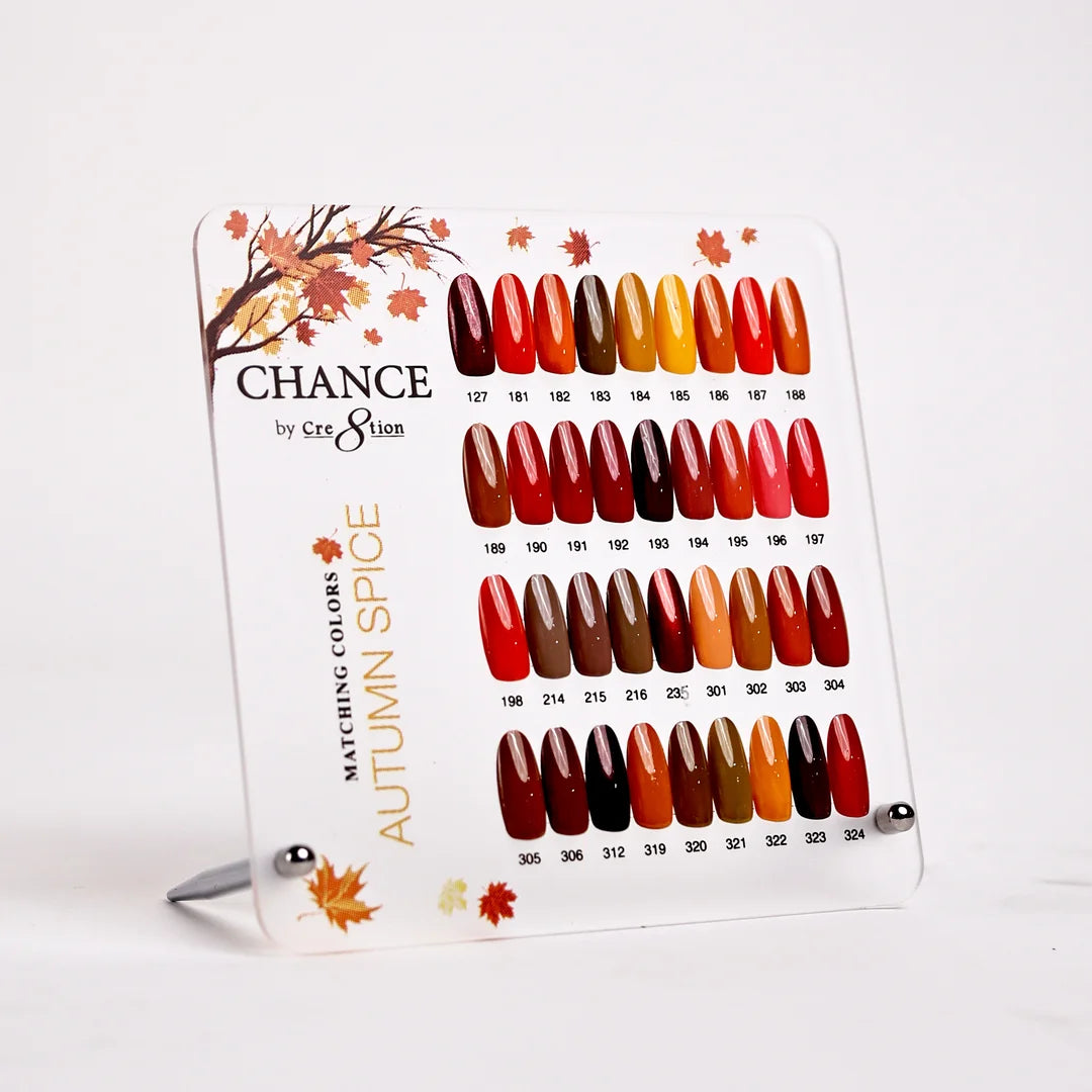 Counter Display Color Chart - Fall Collection