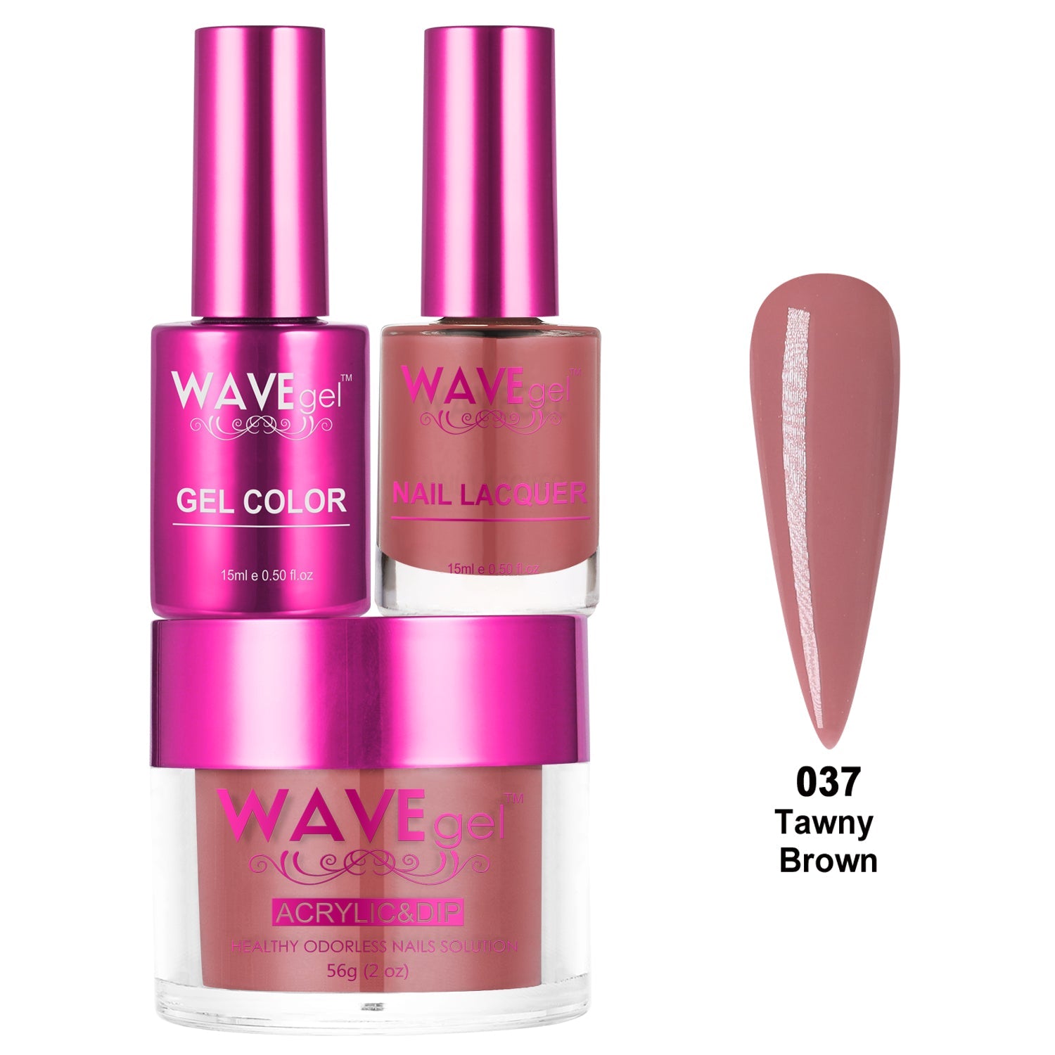 WAVEGEL PRINCESS TRIO WP37 Tawny Brown