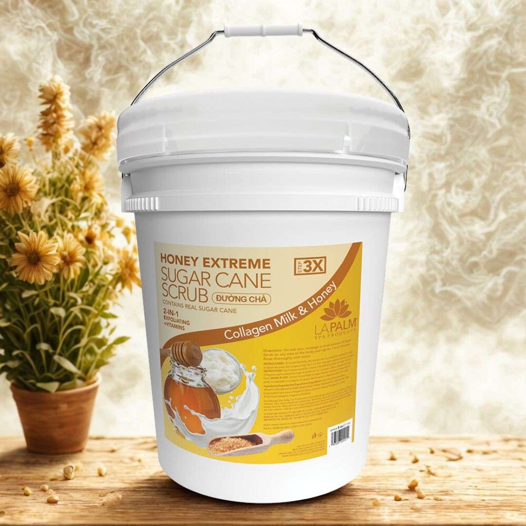 La Palm - LP SUGAR SCRUB MILK HONEY BK