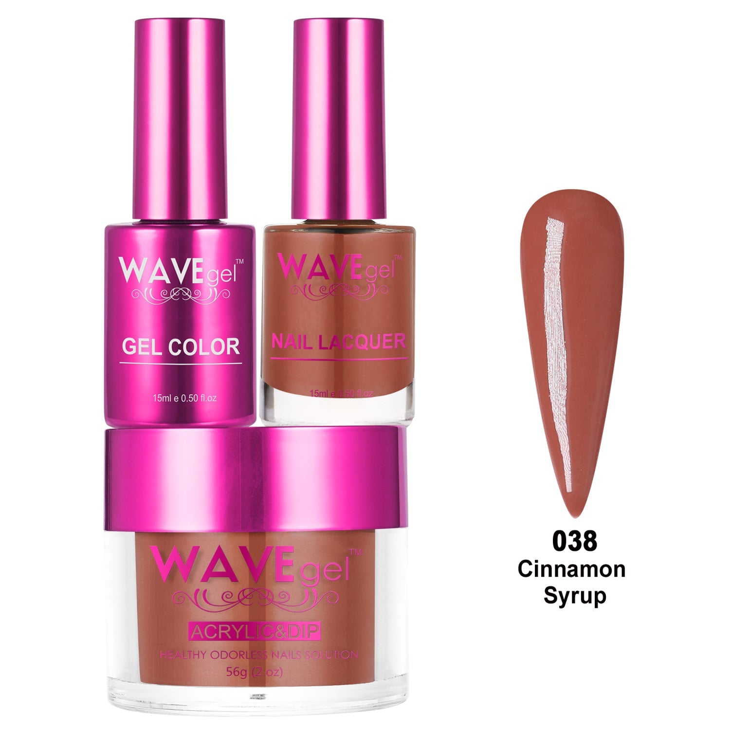 WAVEGEL PRINCESS TRIO WP38 Cinnamon Syrup