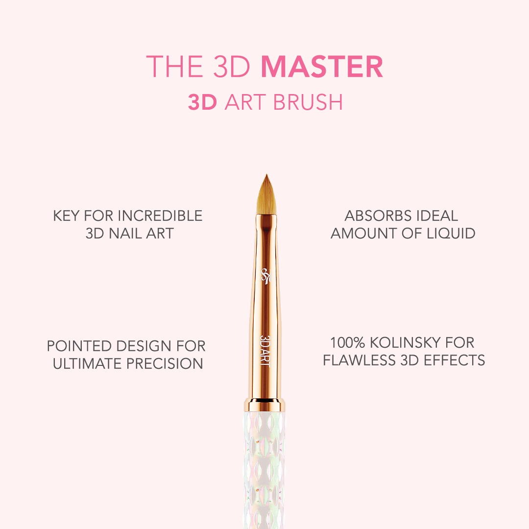 Kiara Sky -  Nail Art Brush - 3D Art