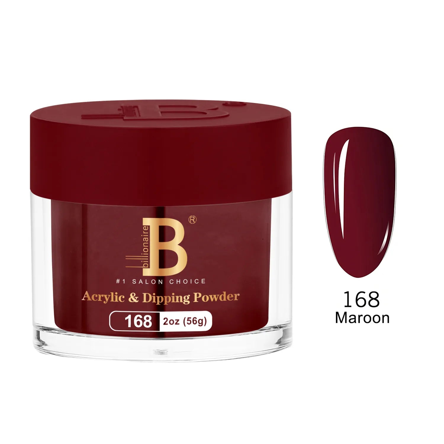Billionaire - Imperial Dip Powder - Maroon - #168