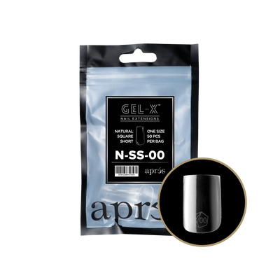 Aprés Gel-X Natural Square Short Refill Bag