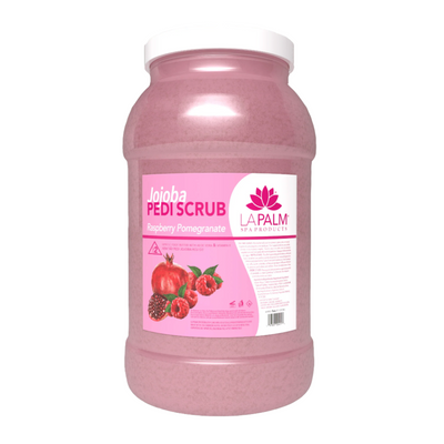 LA PALM Jojoba Pedi Scrub Raspberry Pomegranate