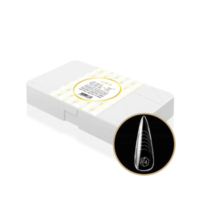 Aprés French Gel-X French Stiletto Long Box of Tips (2) | Lee Nail...