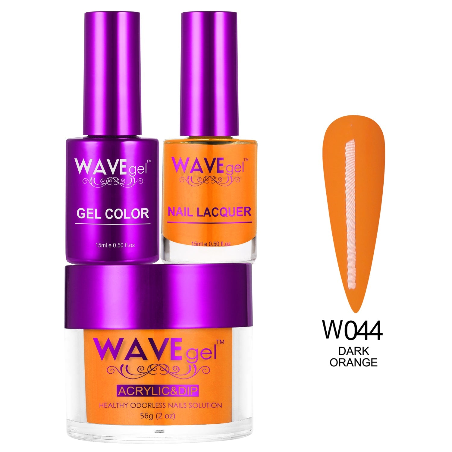 WAVEGEL SIMPLICITY 3-in-1 : 44 DARK ORANGE