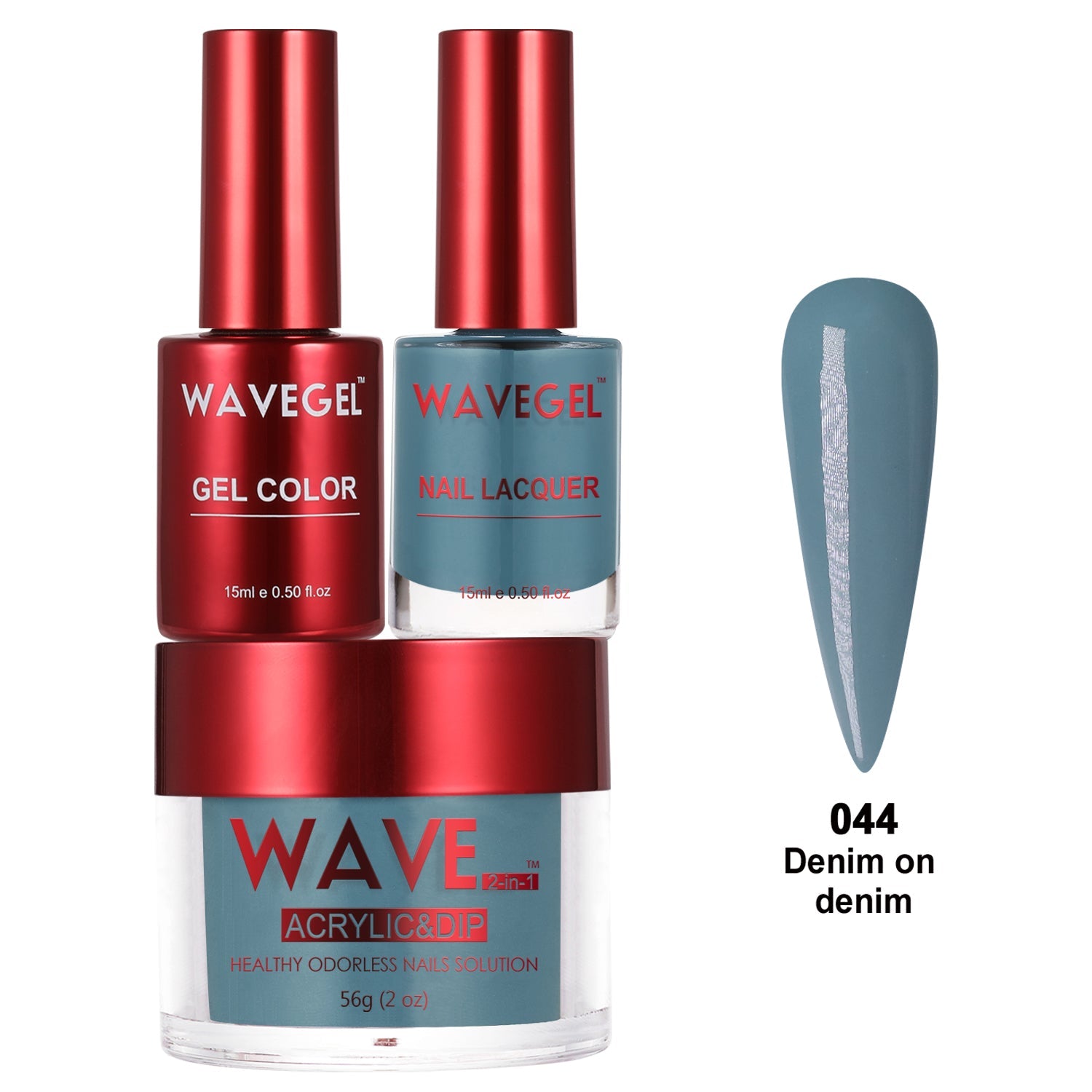 WAVEGEL QUEENS TRIO WQ44 Denim on denim
