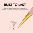 Kiara Sky -  45° Angle Fiber Grip Tweezer