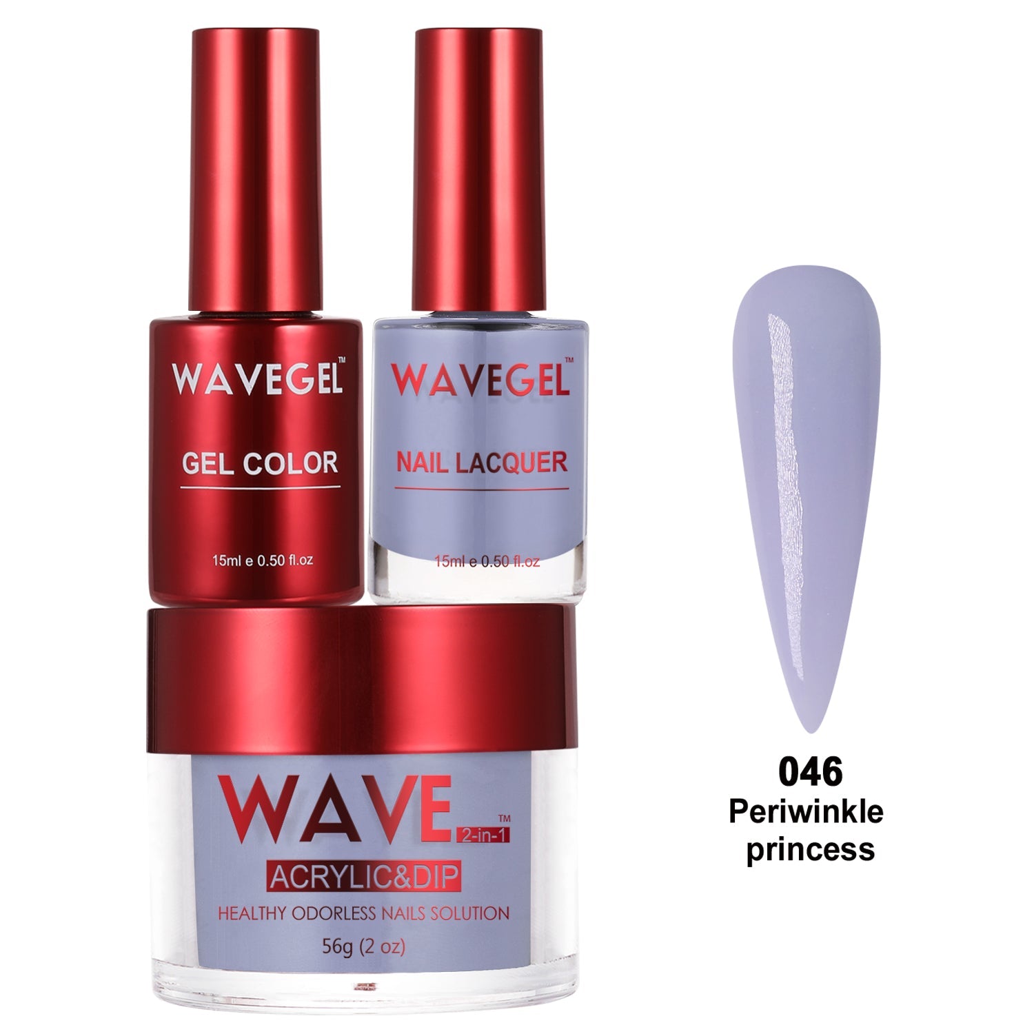 WAVEGEL QUEENS TRIO WQ46 Periwinkle princess
