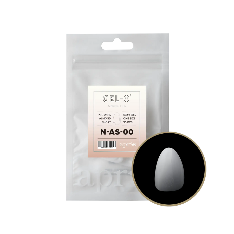Aprés Gel-X Natural Almond Short Refill Bag (15)
