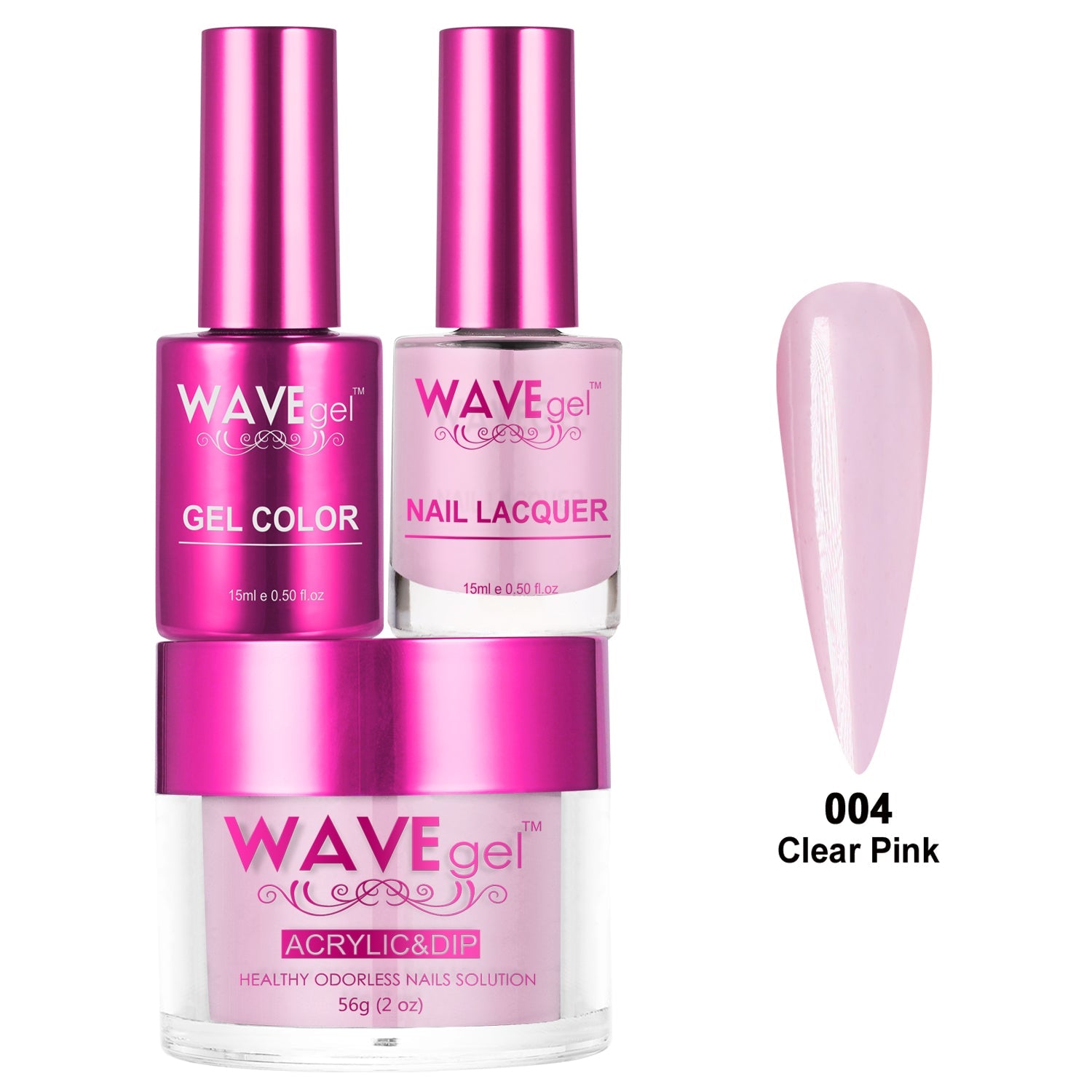 WAVEGEL PRINCESS TRIO WP04 Clear Pink