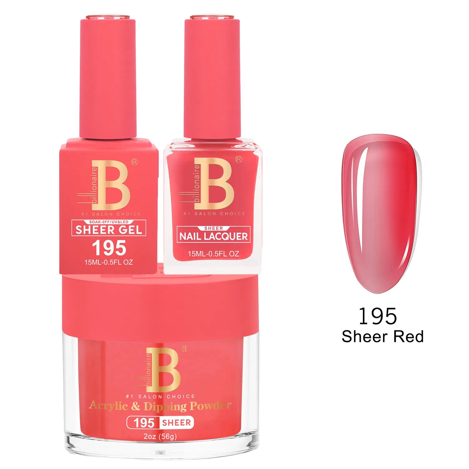 Billionaire - Imperial Trio - Sheer Red - #195
