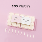 Kiara Sky -  Non C-Curve Nail Tips XXL - Coffin Natural