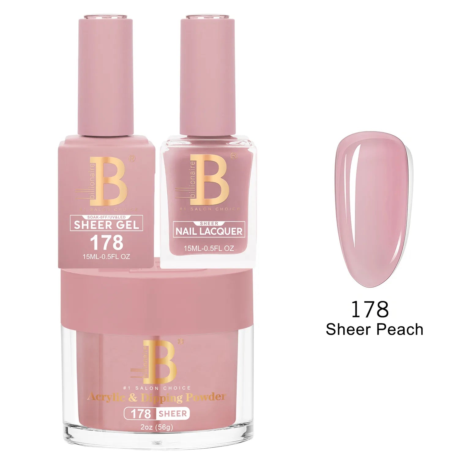 Billionaire - Imperial Trio - Sheer Peach - #178