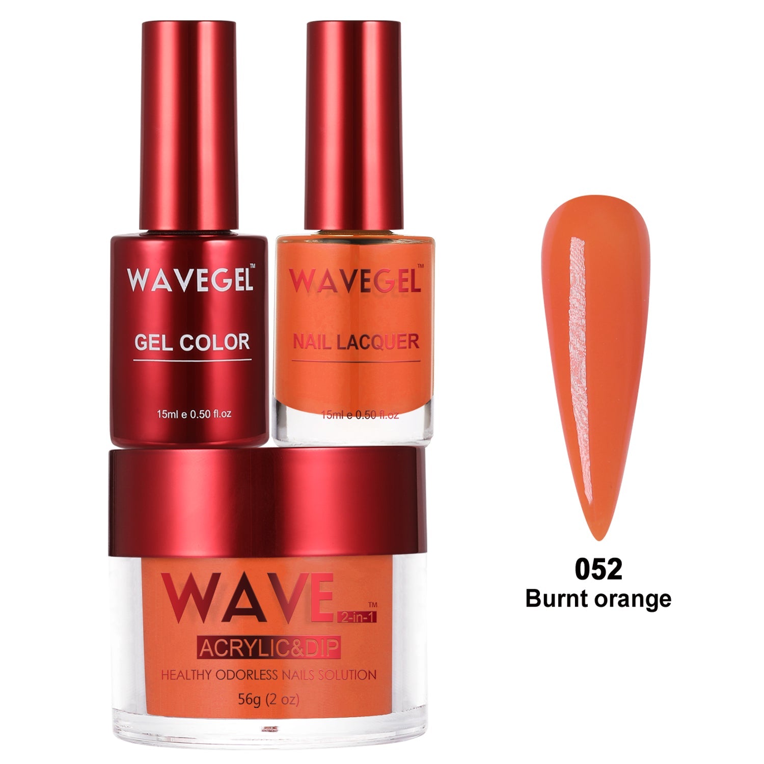 WAVEGEL QUEENS TRIO WQ52 Burnt orange