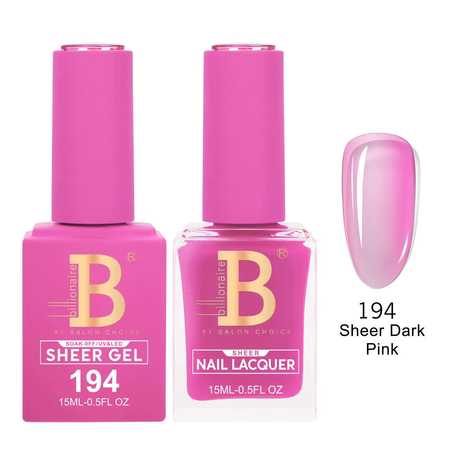 Billionaire - Imperial Duo - Sheer Dark Pink - #194