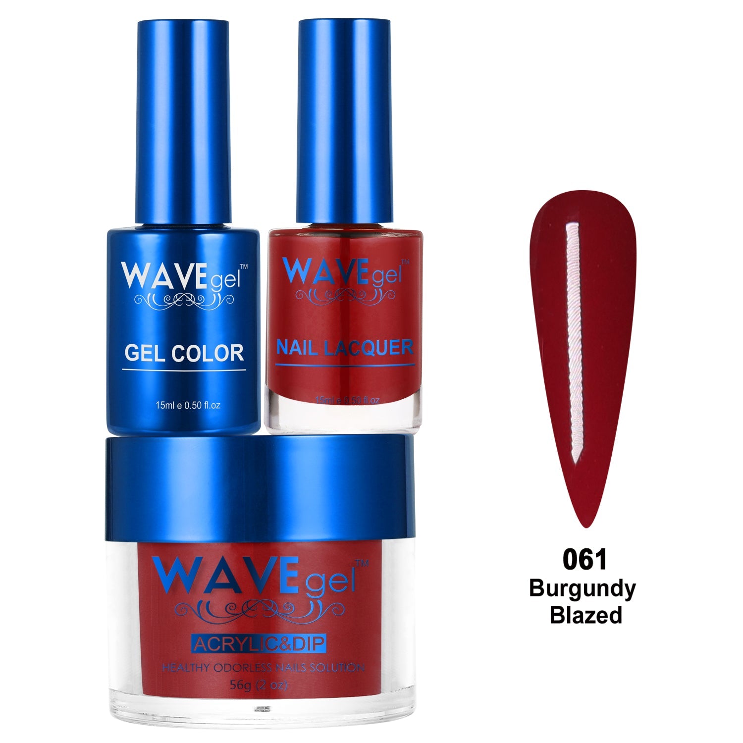 WAVEGEL ROYAL TRIO WR61 Burgundy Blazed