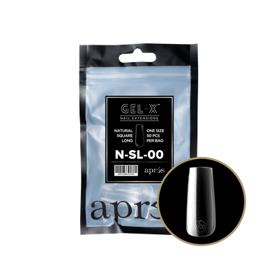 Aprés Gel-X Natural Square Long Refill Bag