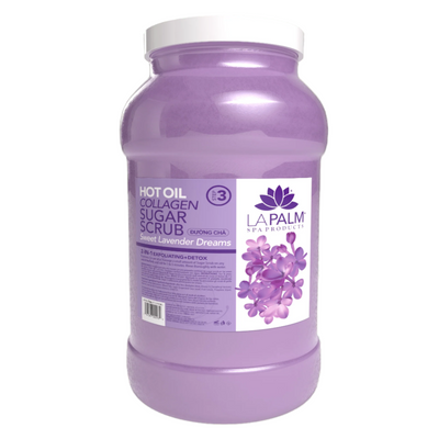 LA PALM Hot Oil Sugar Scrub Sweet Lavender