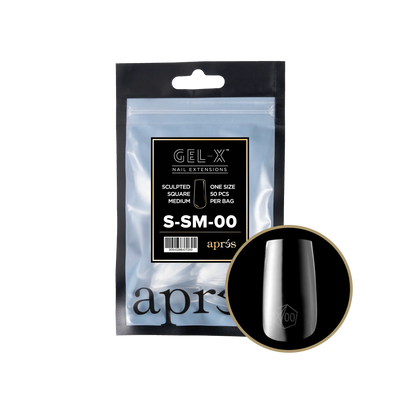 Aprés Gel-X Sculpted Square Medium Refill Bag