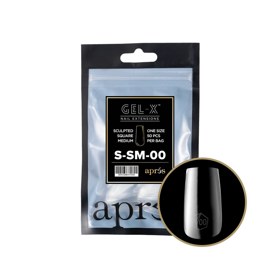 Aprés Gel-X Sculpted Square Medium Refill Bag