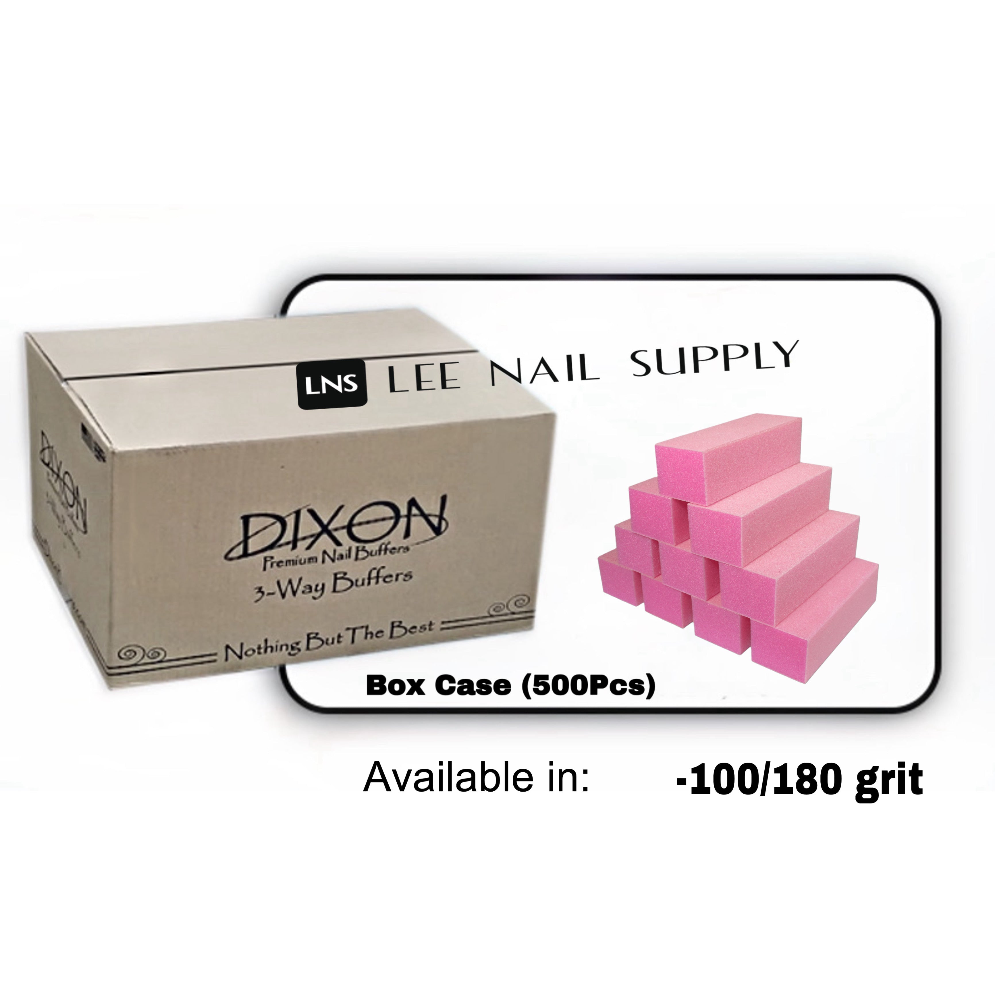 Dixon 3-Way Buffer - Pink White Grit Premium