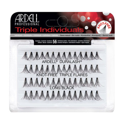 Ardell Knot-Free Flared Triple Lash Individuals, Long, 56-Count...