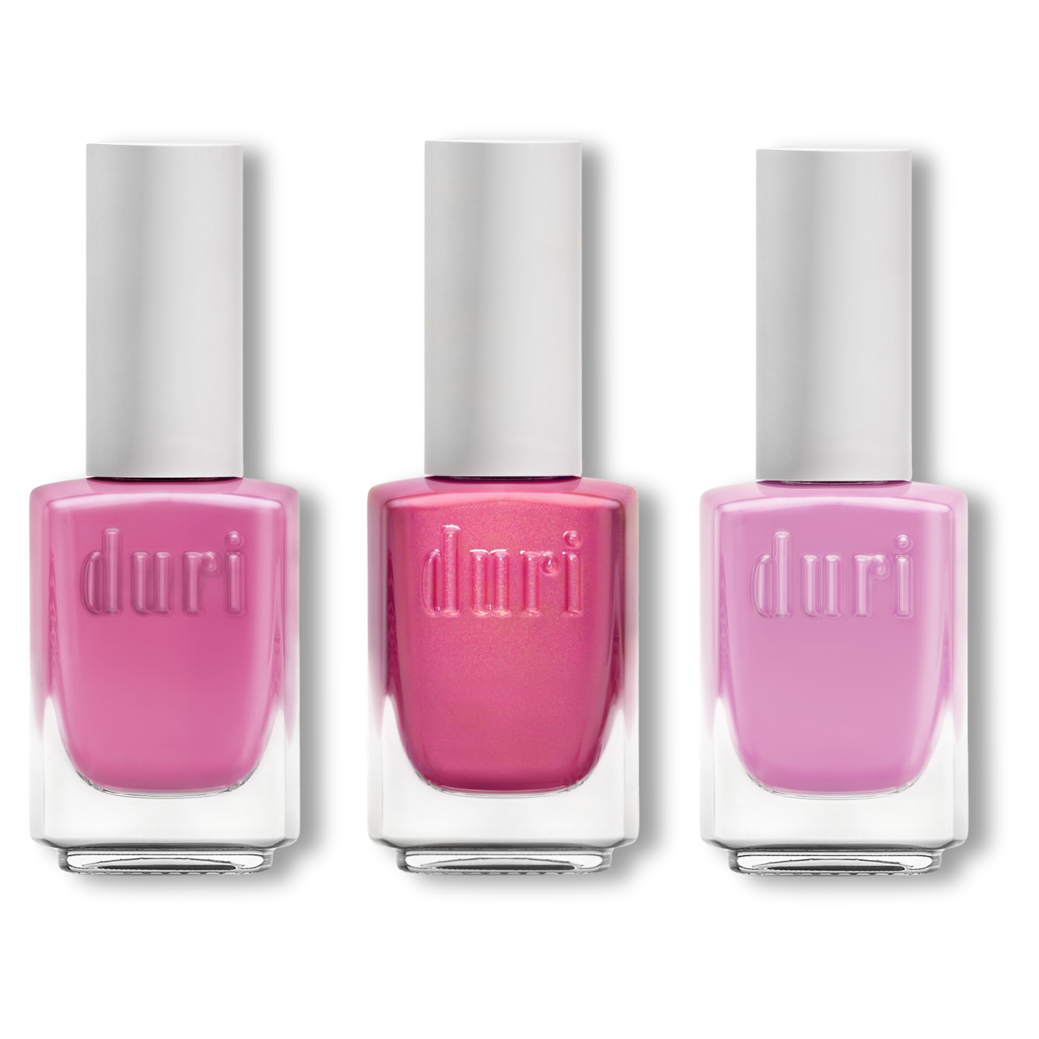 Duri - One Of Each Pink, Trio Nail Polish Set